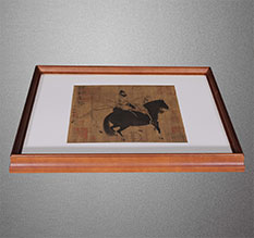 沧源书画装裱配框服务案例